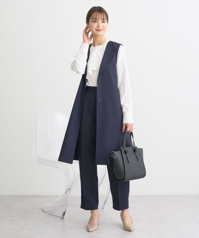 earth music&ecology「2WAYボウタイブラウス　25SS オフィス 春 夏」|シャツ・ブラウス|