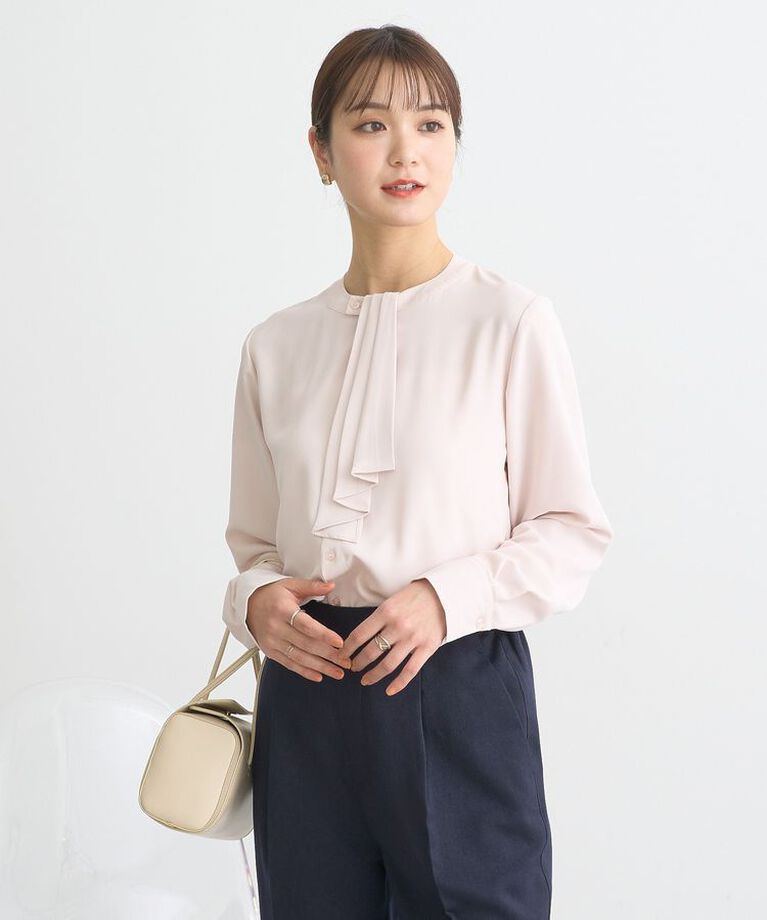 earth music&ecology「2WAYボウタイブラウス　25SS オフィス 春 夏」|シャツ・ブラウス|