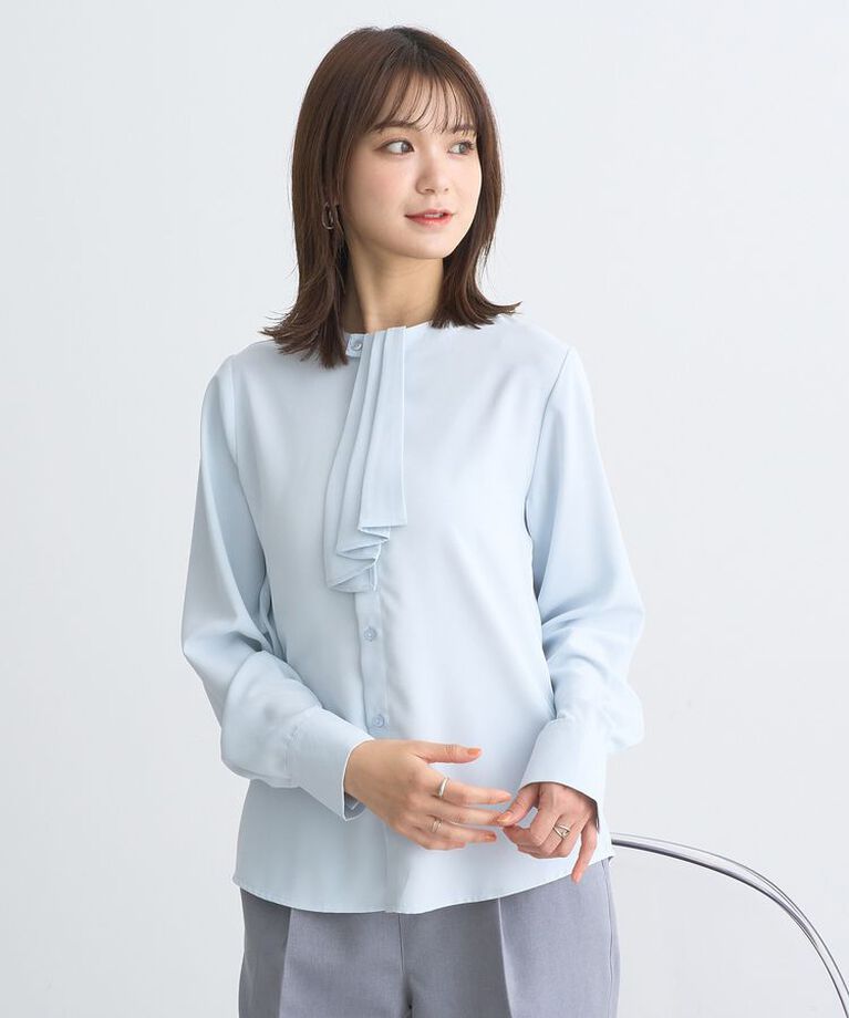 earth music&ecology「2WAYボウタイブラウス　25SS オフィス 春 夏」|シャツ・ブラウス|