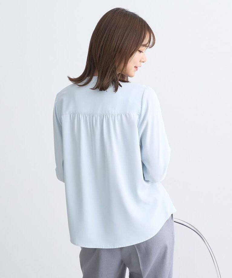 earth music&ecology「2WAYボウタイブラウス　25SS オフィス 春 夏」|シャツ・ブラウス|