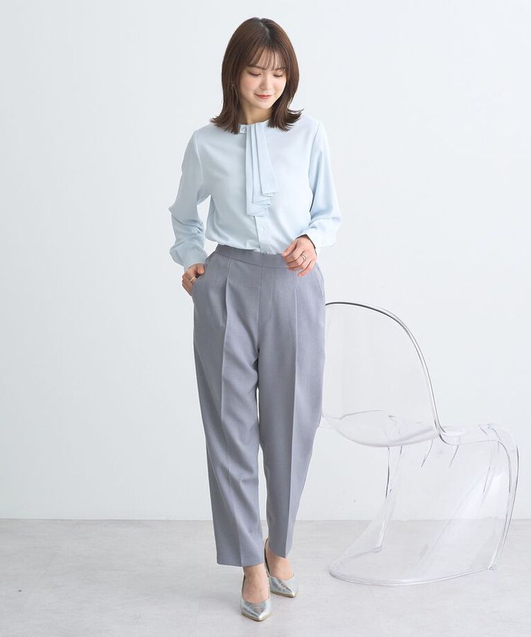 earth music&ecology「2WAYボウタイブラウス　25SS オフィス 春 夏」|シャツ・ブラウス|