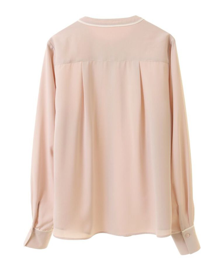 earth music&ecology「バイカラータックブラウス　25SS オフィス 春 夏」|シャツ・ブラウス|