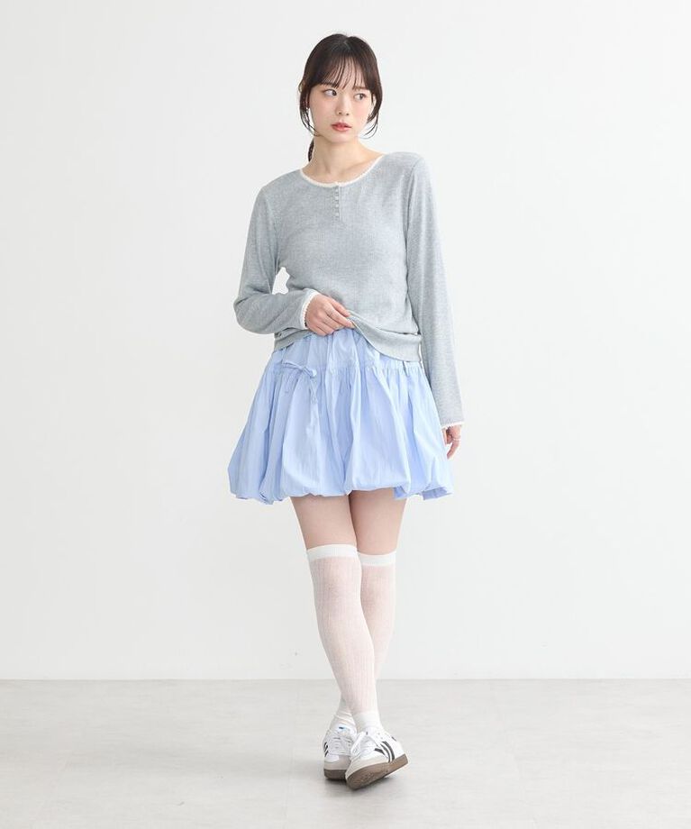 earth music&ecology「アイレットジャカードタイトプルオーバー」|Tシャツ・カットソー|