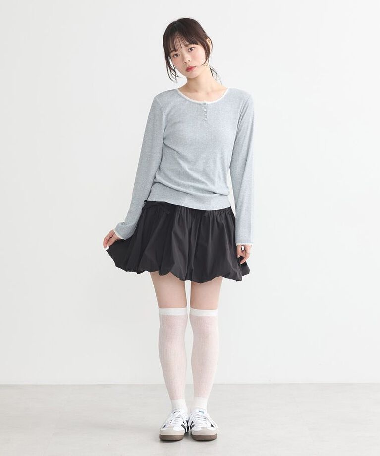earth music&ecology「アイレットジャカードタイトプルオーバー」|Tシャツ・カットソー|