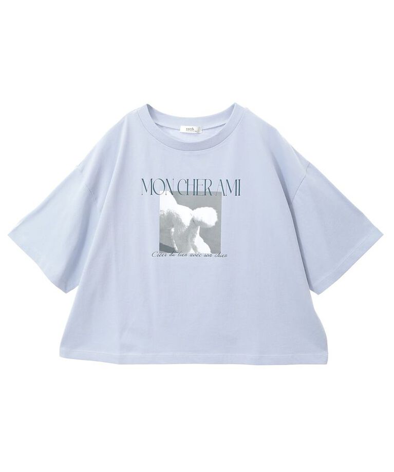 earth music&ecology「PhotoショートT　25SS 接触冷感 洗濯機洗い可 夏」|Tシャツ・カットソー|
