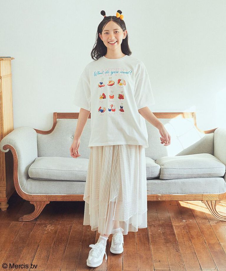earth music&ecology「miffy/earth strawberry Tee」|Tシャツ・カットソー|