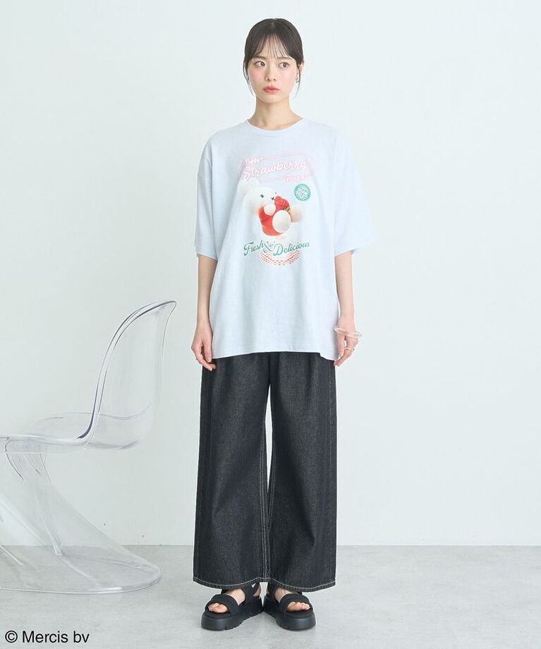 earth music&ecology「miffy/earth strawberry Tee」|Tシャツ・カットソー|