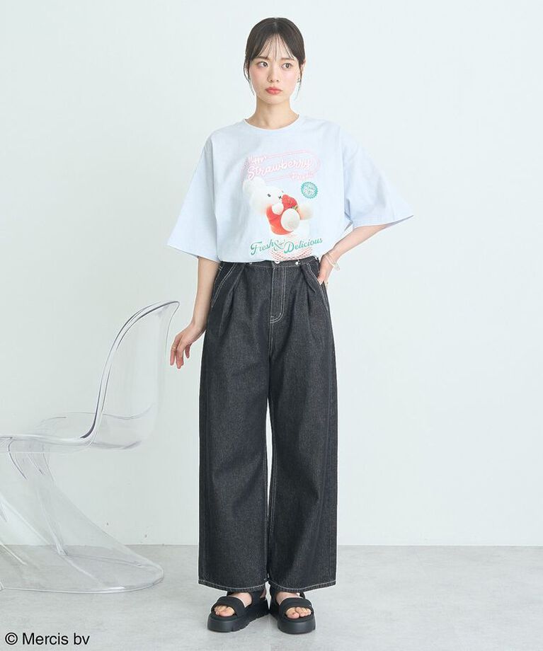 earth music&ecology「miffy/earth strawberry Tee」|Tシャツ・カットソー|