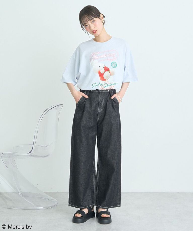 earth music&ecology「miffy/earth strawberry Tee」|Tシャツ・カットソー|