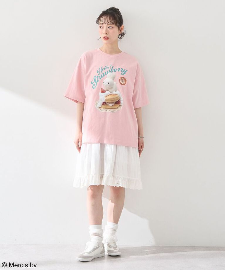 earth music&ecology「miffy/earth strawberry Tee」|Tシャツ・カットソー|