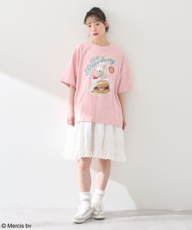 earth music&ecology「miffy/earth strawberry Tee」|Tシャツ・カットソー|