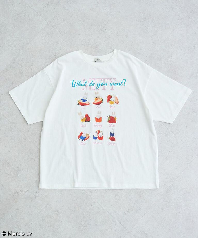 earth music&ecology「miffy/earth strawberry Tee」|Tシャツ・カットソー|