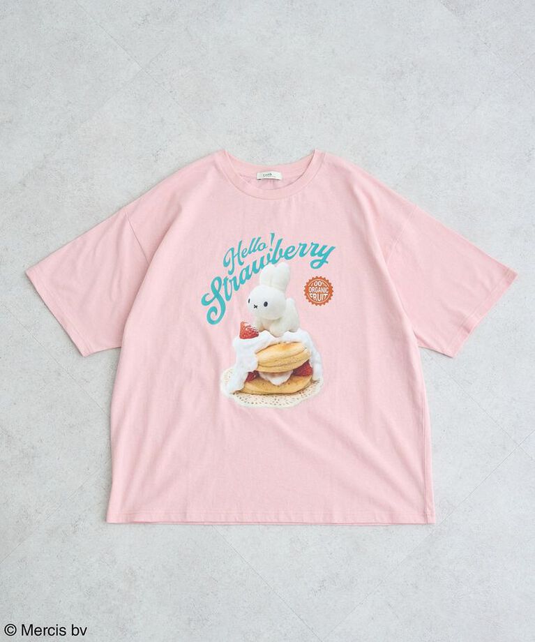 earth music&ecology「miffy/earth strawberry Tee」|Tシャツ・カットソー|