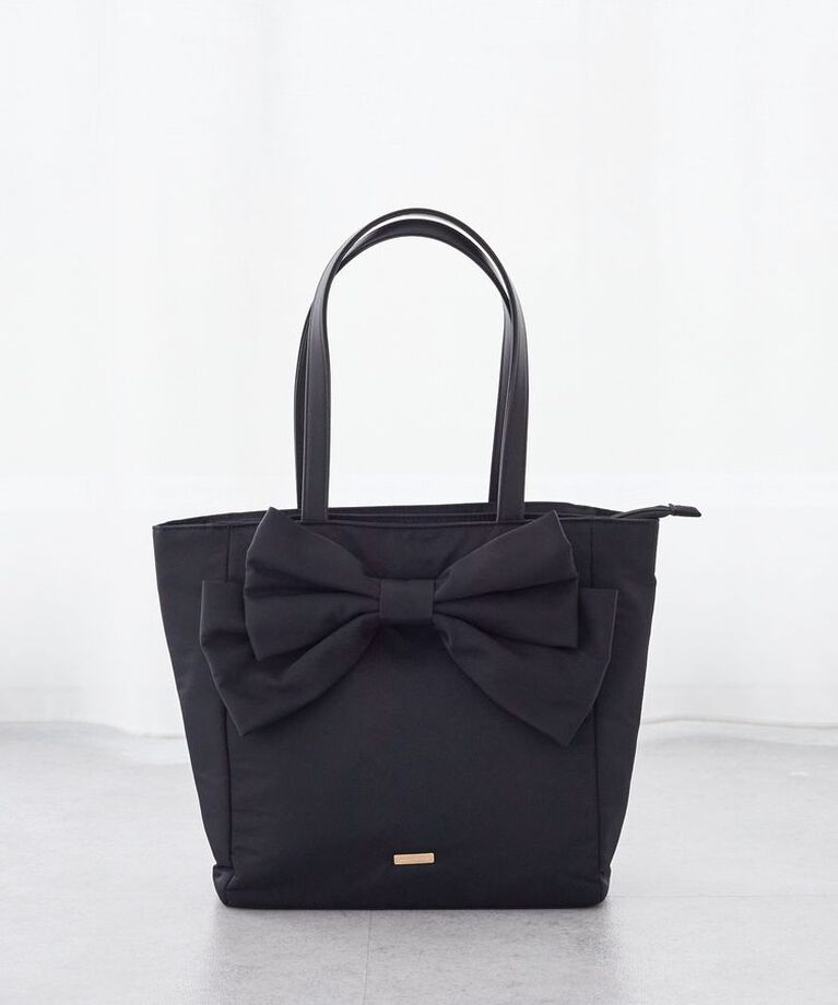 Maison de FLEUR「撥水加工3ルームトートバッグ」|トートバッグ|ブラック