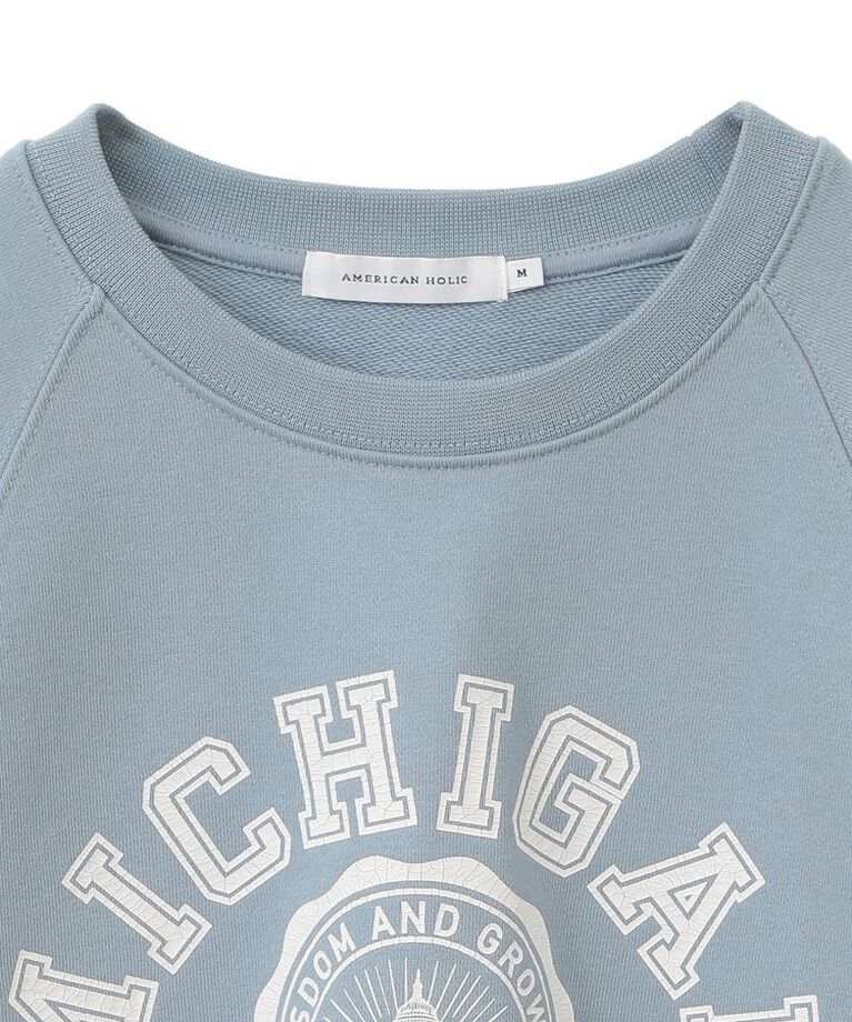 AMERICAN HOLIC「MICHIGAN ラグランスウェット」|スウェット・ジャージ|