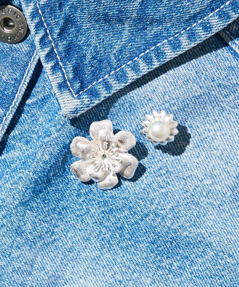 AMERICAN HOLIC「2セットフラワーブローチ」|その他|Silver