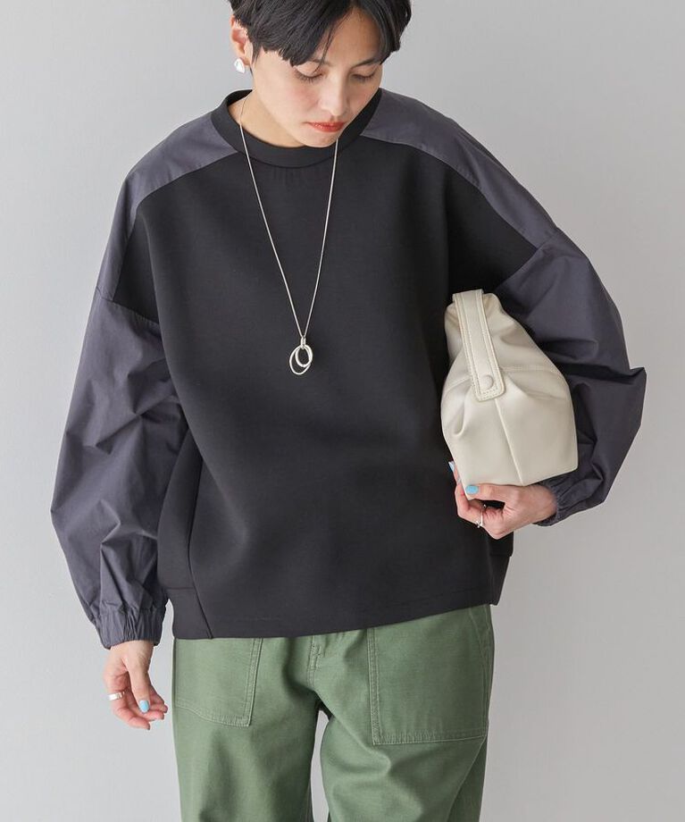 AMERICAN HOLIC「異素材コクーンポンチプルオーバー」|Tシャツ・カットソー|