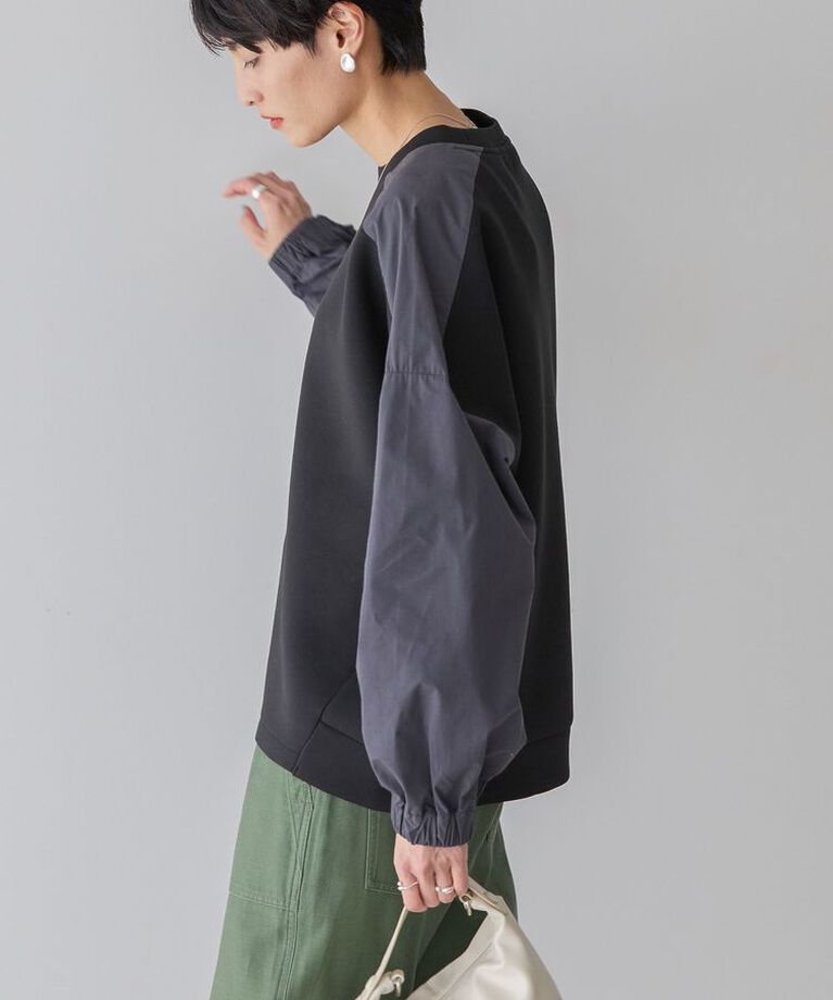 AMERICAN HOLIC「異素材コクーンポンチプルオーバー」|Tシャツ・カットソー|