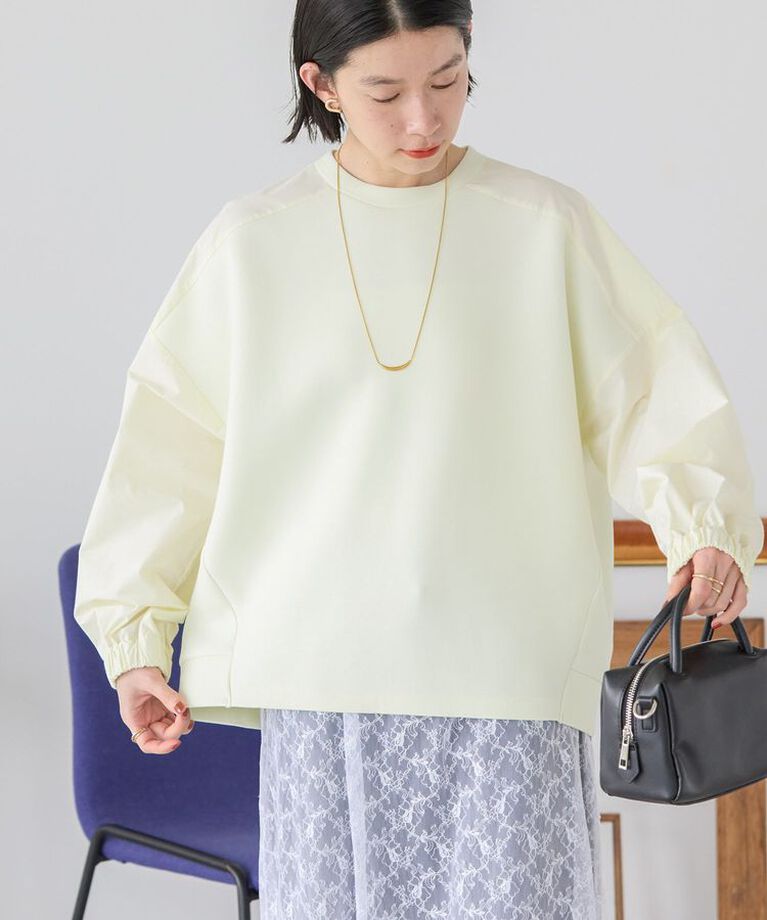 AMERICAN HOLIC「異素材コクーンポンチプルオーバー」|Tシャツ・カットソー|