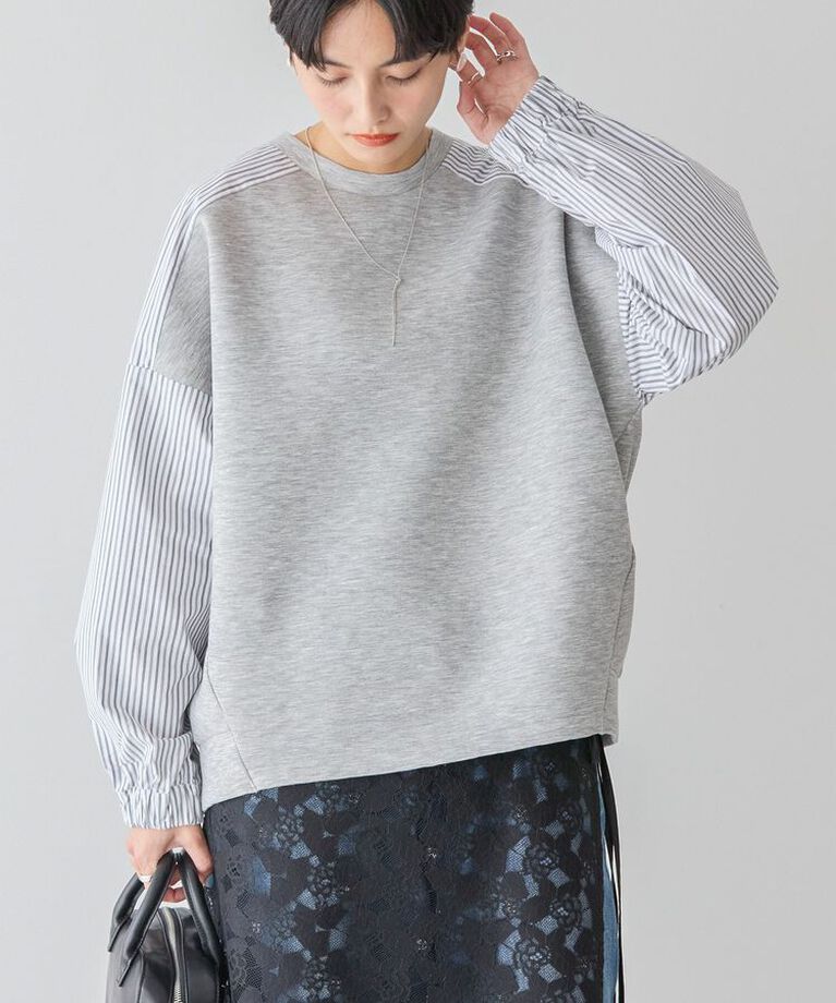 AMERICAN HOLIC「異素材コクーンポンチプルオーバー」|Tシャツ・カットソー|