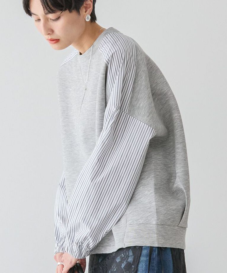 AMERICAN HOLIC「異素材コクーンポンチプルオーバー」|Tシャツ・カットソー|
