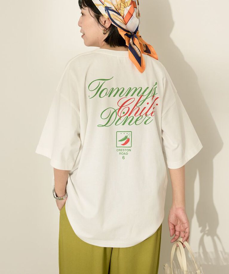 AMERICAN HOLIC「バックロゴプリントTシャツ」|Tシャツ・カットソー|