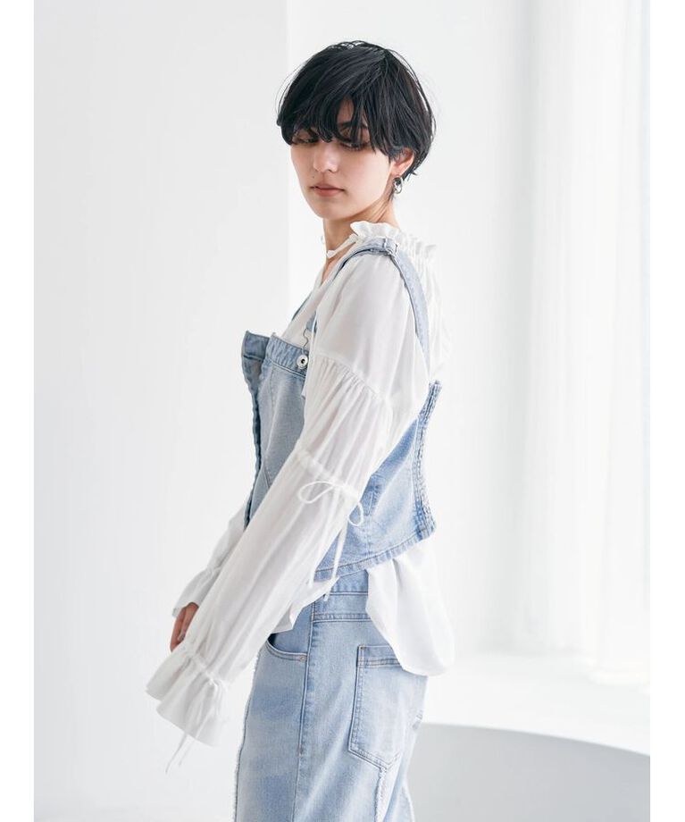 Editt by YECCA VECCA「【ORGABITS】デニムビスチェ」|ベスト・ジレ|