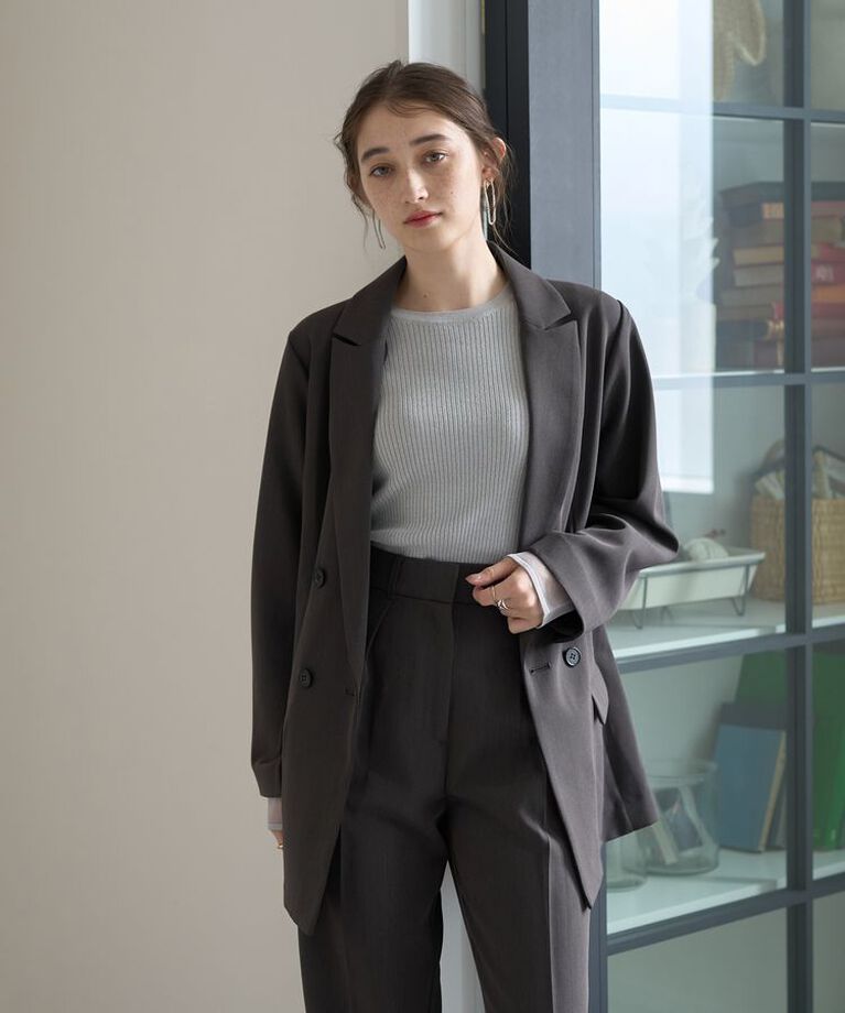 YECCA VECCA「【CLASSY.掲載】ストレッチロングジャケット」|その他|