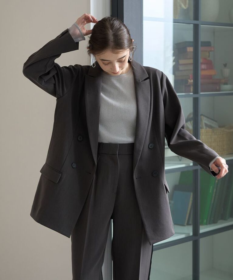 YECCA VECCA「【CLASSY.掲載】ストレッチロングジャケット」|その他|