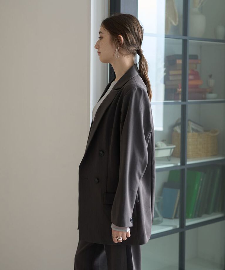 YECCA VECCA「【CLASSY.掲載】ストレッチロングジャケット」|その他|