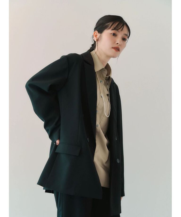 YECCA VECCA「【CLASSY.掲載】ストレッチロングジャケット」|その他|