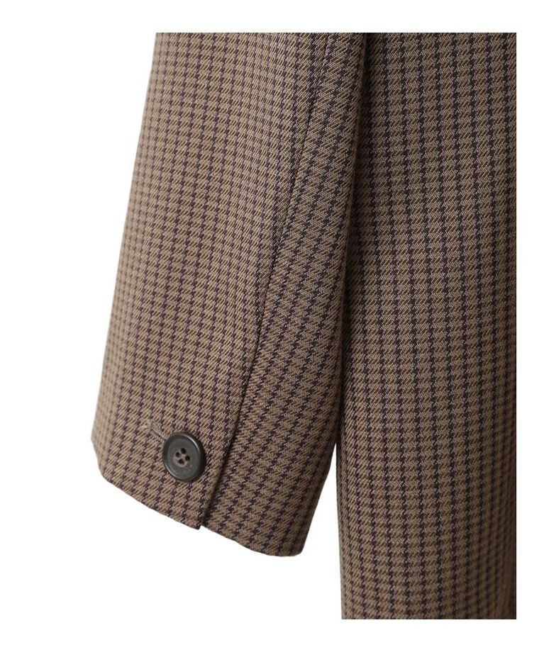 YECCA VECCA「【CLASSY.掲載】チェック柄ロングジャケット」|テーラードジャケット|