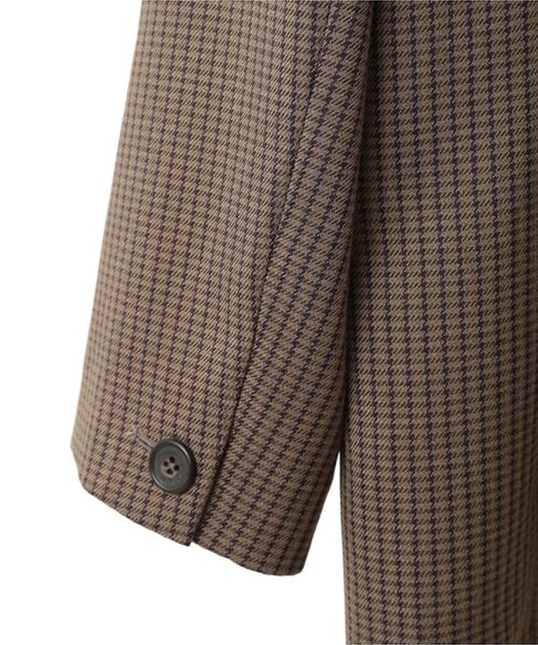 YECCA VECCA「【CLASSY.掲載】チェック柄ロングジャケット」|テーラードジャケット|