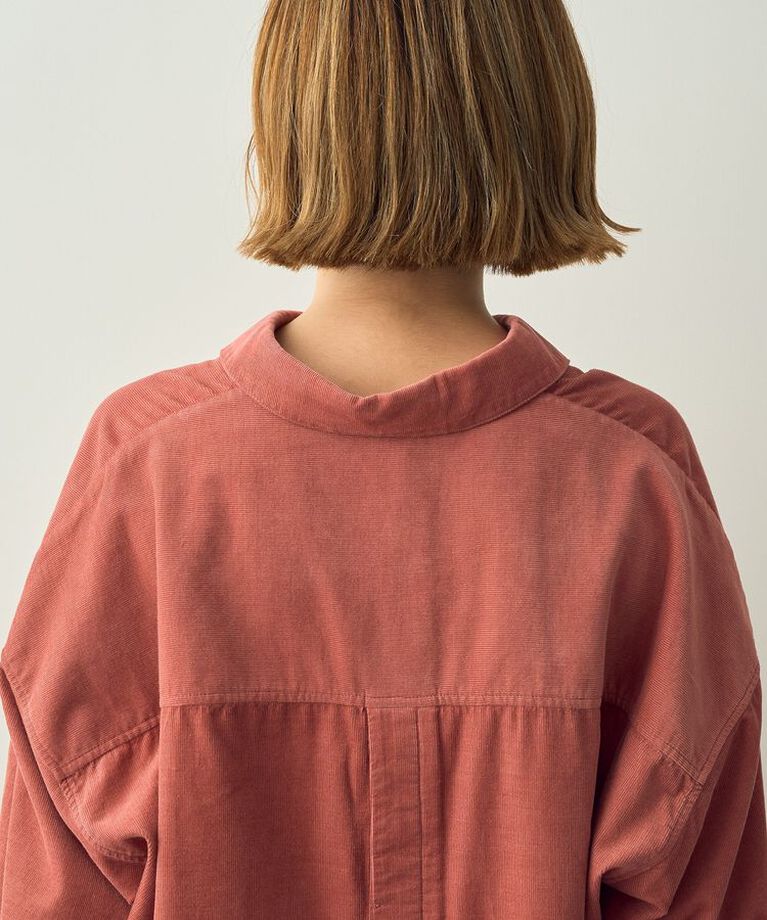 YECCA VECCA「コーデュロイバック釦デザインシャツ」|シャツ・ブラウス|