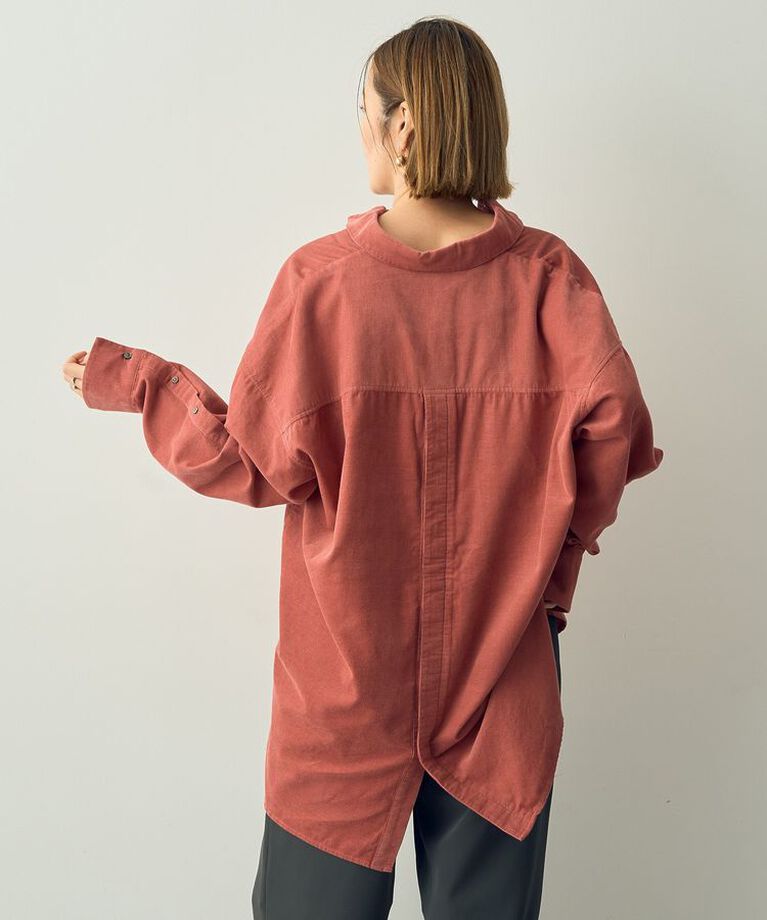 YECCA VECCA「コーデュロイバック釦デザインシャツ」|シャツ・ブラウス|