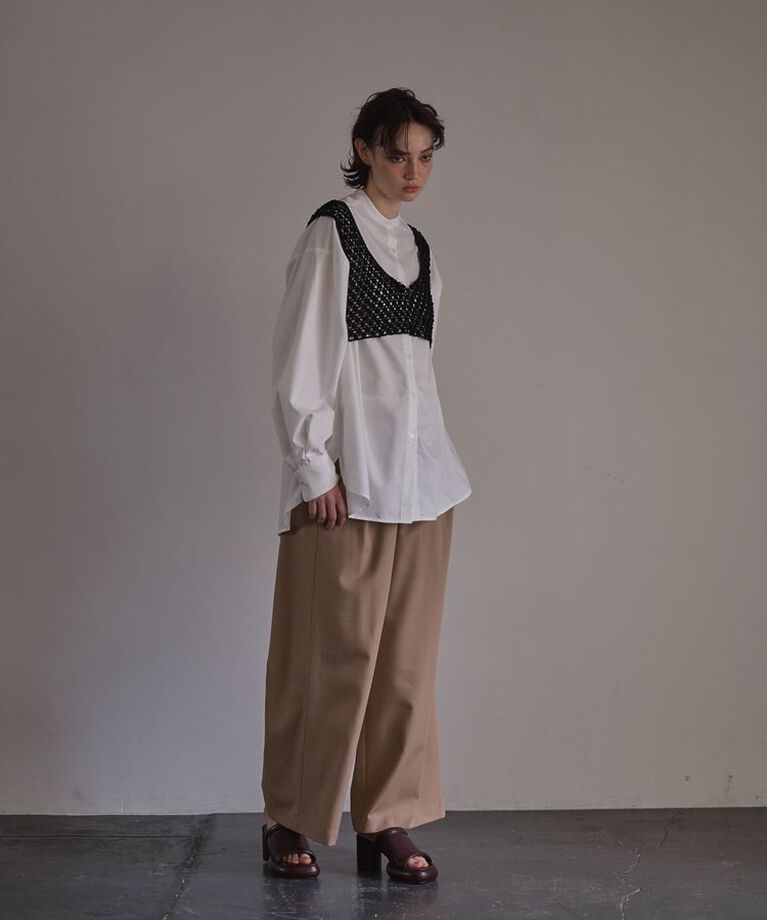 GARAGE OF GOOD CLOTHING「ハンドクロッシェビスチェ」|ベスト・ジレ|