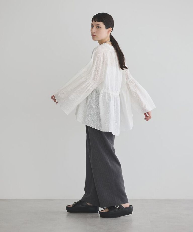GARAGE OF GOOD CLOTHING「【日本製】ストライプイージータックパンツ」|その他|