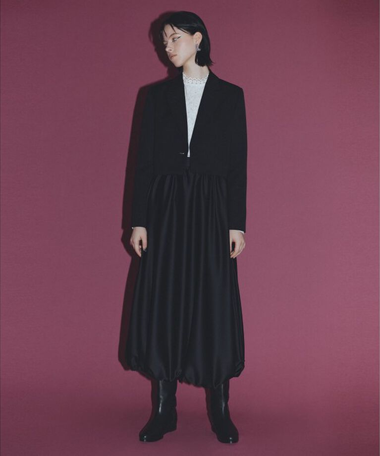 LOULOU WILLOUGHBY「【LOULOU WILLOUGHBY】チンツサテンバルーンスカート」|スカート|
