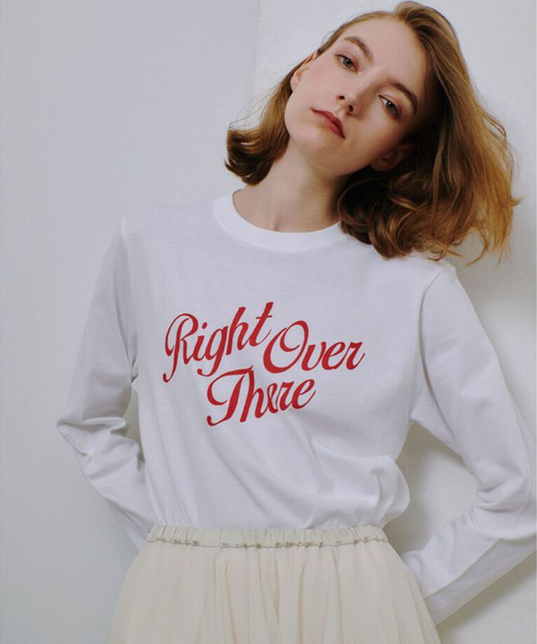 allureville「カリグラフィーロゴロンTEE」|Tシャツ・カットソー|