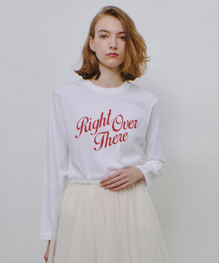 allureville「カリグラフィーロゴロンTEE」|Tシャツ・カットソー|