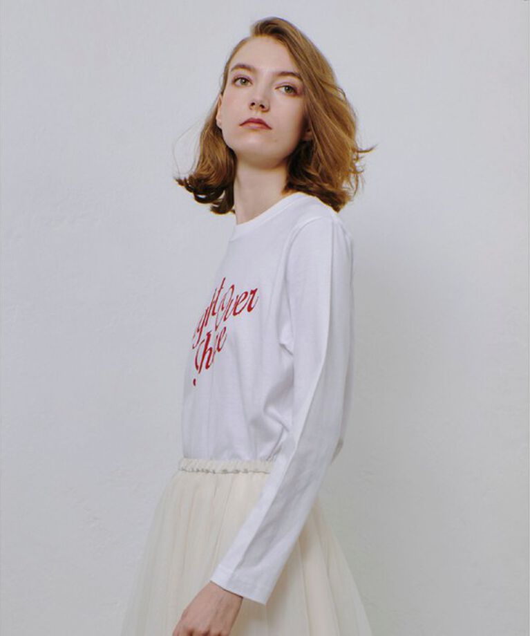 allureville「カリグラフィーロゴロンTEE」|Tシャツ・カットソー|