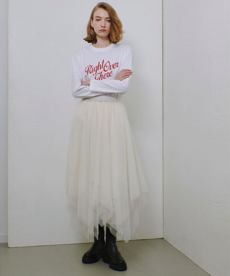 allureville「カリグラフィーロゴロンTEE」|Tシャツ・カットソー|