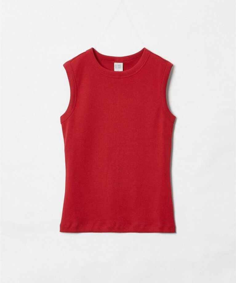 allureville「【FLORE FLORE(フローレフローレ)】ESME TANK」|Tシャツ・カットソー|レッド