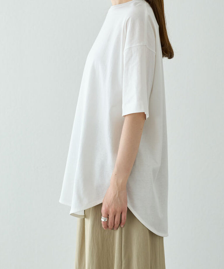  「【汗シミ防止】ワンポイントロゴTシャツ」|プルオーバー|