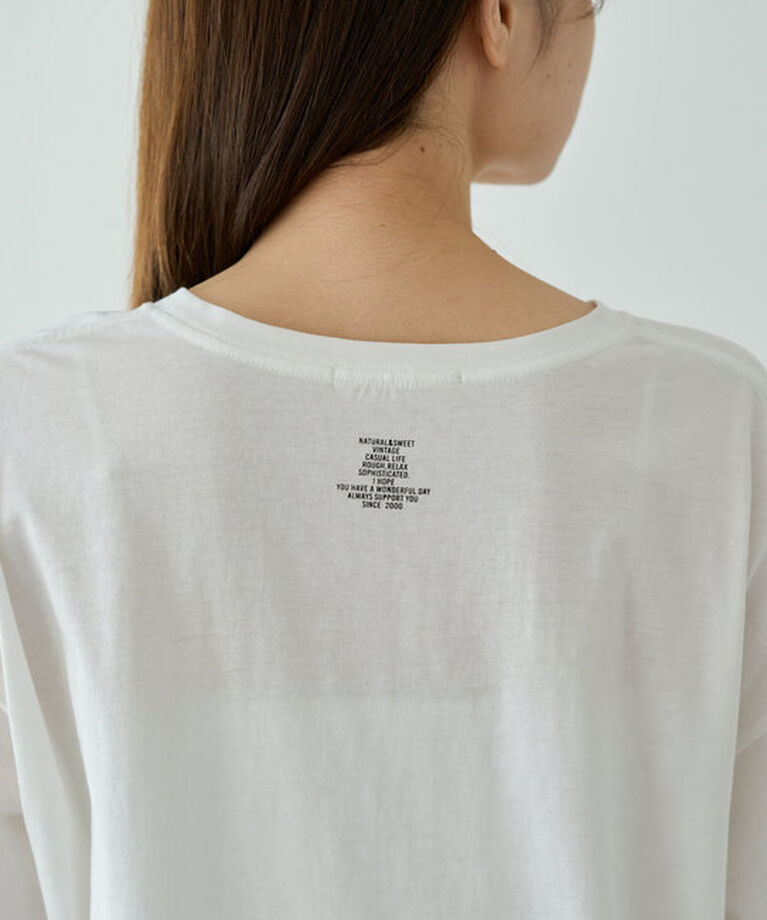  「【汗シミ防止】ワンポイントロゴTシャツ」|プルオーバー|