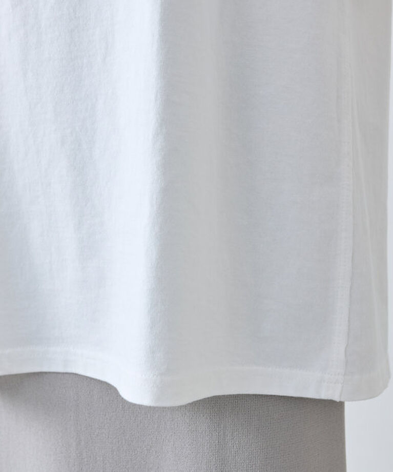  「タックロゴ刺繍Tシャツ」|プルオーバー|