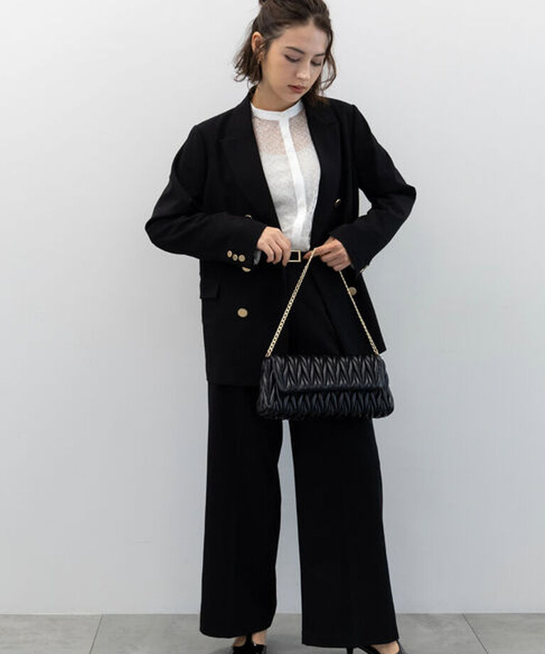 Te chichi「【セレモニーアイテム】ベルト付ワイドパンツ（セットアップ可）」|その他|