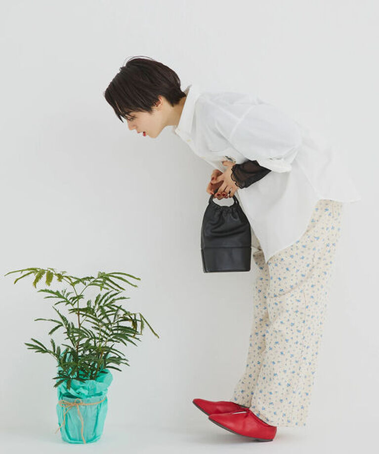 Samansa Mos2「デニム/花柄アソートサロペットパンツ」|その他|