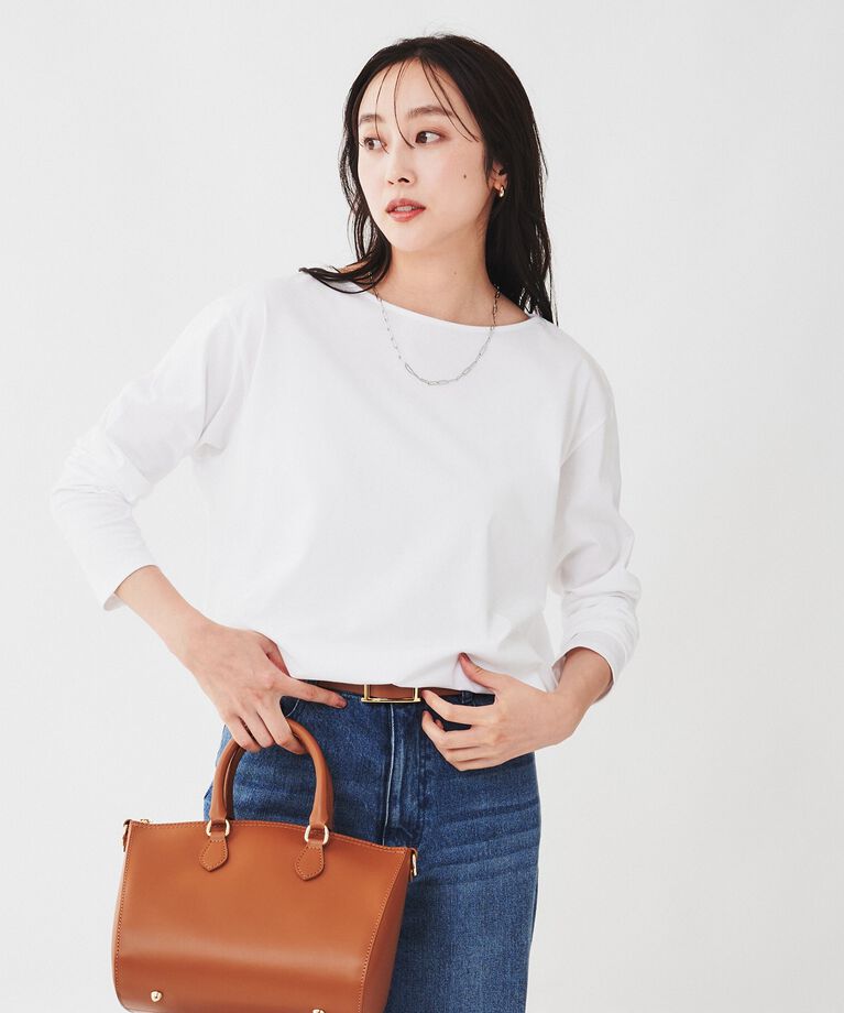 UNTITLED「【重ね着インナーにおすすめ】コットンインナーカットソー」|Tシャツ・カットソー|