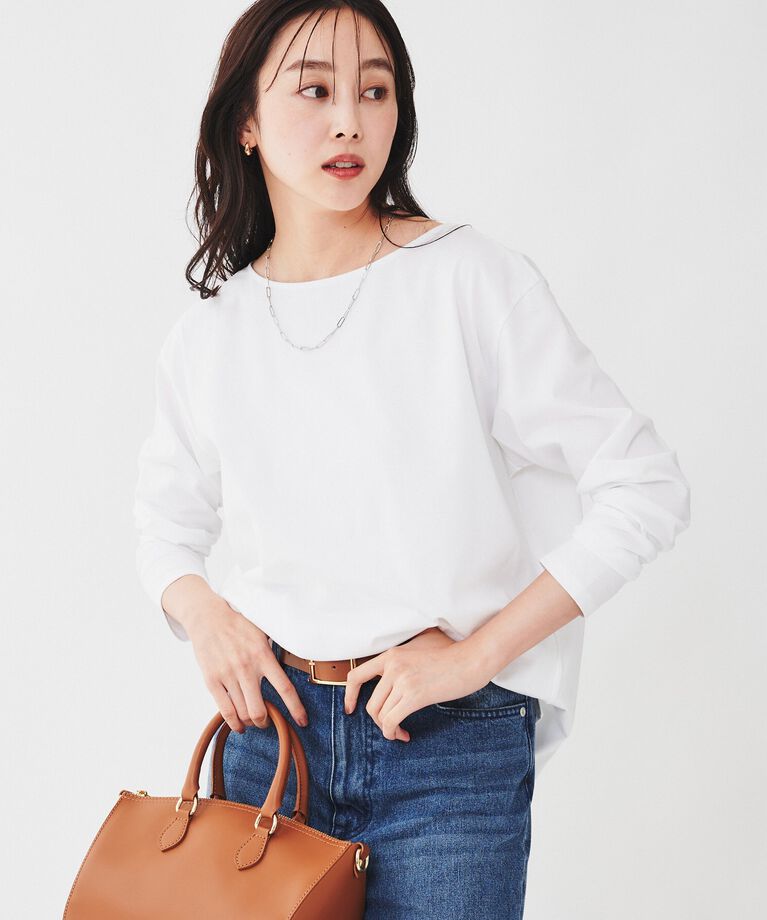 UNTITLED「【重ね着インナーにおすすめ】コットンインナーカットソー」|Tシャツ・カットソー|